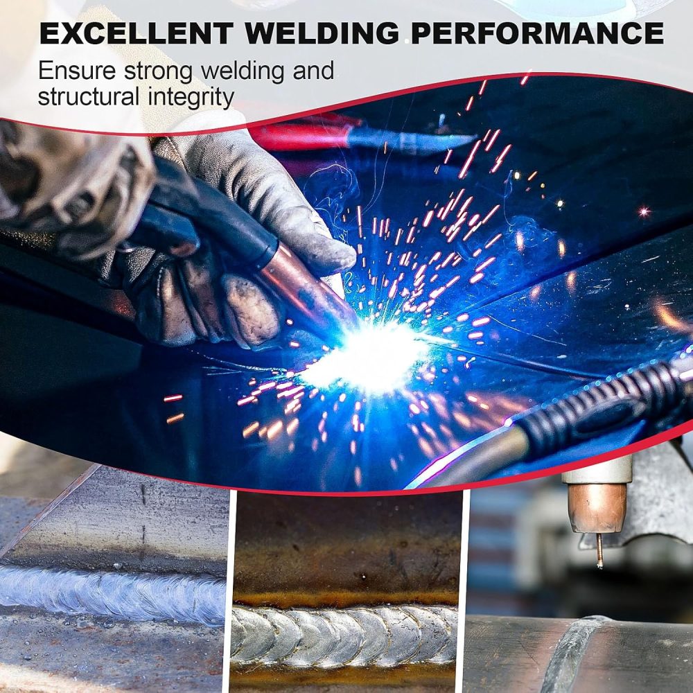 ER70S-6 .035-Inch on 10-Pound Spool Carbon Steel Mig Solid Strong ABS Plastic Spool Welding Wire For All Position Gas Welding (0.035-Inch10 LB) - Image 5