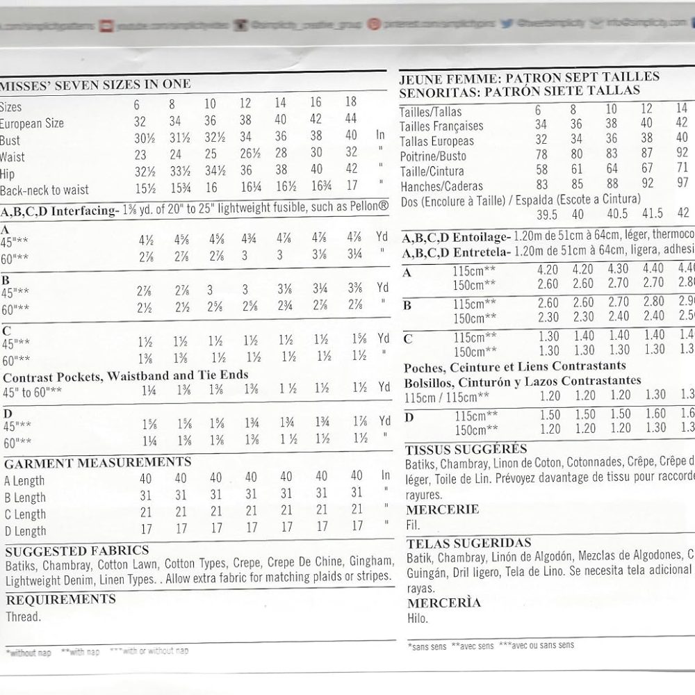 NEW LOOK Patterns Misses' Easy Wrap Skirts in Four Lengths A (6-8-10-12-14-16-18) 6456 - Image 3
