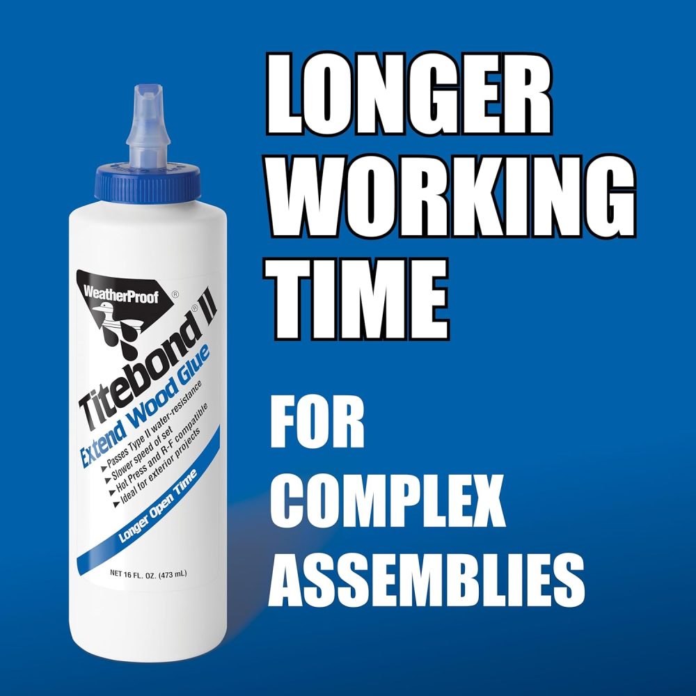 Titebond 4134 Extend Wood Glue Bottle, 16 oz. - Image 3